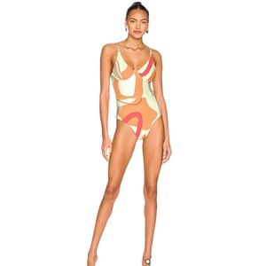 Revel Rey Inez One Piece in Calder Crepe